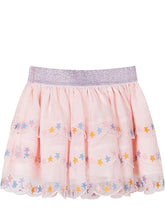 STELLA MCCARTNEY KIDS - Tulle Skirt with Ruffles and Star Embroidery - Pink - LIDIASHOPPING® - Official Website