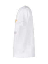 STELLA MCCARTNEY KIDS - T-shirt with Starfish Print and Crew Neck - White - LIDIASHOPPING® - Official Website