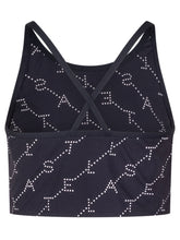 STELLA MCCARTNEY KIDS - Sports Top with All-Over Logo Print - Black - LIDIASHOPPING® - Official Website