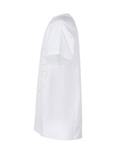STELLA MCCARTNEY KIDS - T-shirt with Multicolour Circular Logo - White - LIDIASHOPPING® - Official Website