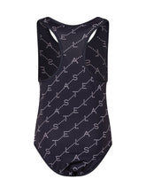 STELLA MCCARTNEY KIDS - All-Over Logo Print Swimsuit with Zip - Black - LIDIASHOPPING® - Official Website