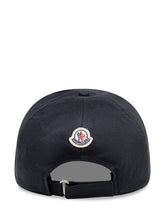 MONCLER - Cappellino da Baseball con Logo Ricamato - Nero - LIDIASHOPPING® - Official Website