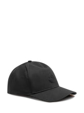 MONCLER - Cappello Baseball con Visiera Curva - Nero | Lidia Shopping | Official Website