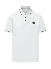 MONCLER - Polo Shirt - White - LIDIASHOPPING® - Official Website