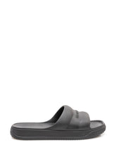 MONCLER - Slide Sandals with Strap - Black - LIDIASHOPPING® - Official Website