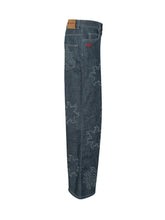 MARNI - Pants with Pockets and All-Over Graphic Pattern - Blue - LIDIASHOPPING® - Official Website