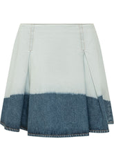 MARNI - Dégradé Denim Pleated Skirt - Blue - LIDIASHOPPING® - Official Website