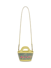MARNI - Borsa Tropicalia Micro con Manico Integrato e Logo Ricamato - Verde | Lidia Shopping | Official Website