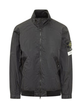 STONE ISLAND - High-Neck Zip-Up Jacket - Black | Lidia Shopping | Official Website