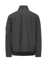 STONE ISLAND - High-Neck Zip-Up Jacket - Black | Lidia Shopping | Official Website