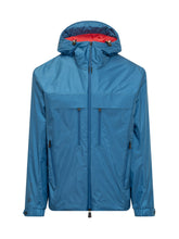 MONCLER GRENOBLE - Giacca Thurn con Cappuccio e Zip - Blu - LIDIASHOPPING® - Official Website