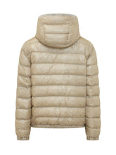 MONCLER GRENOBLE - Berguns Bomber with Hood and Zip - Beige - LIDIASHOPPING® - Official Website