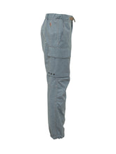 MONCLER GRENOBLE - Cargo Trousers with Belt and Patch Pockets - Blue - LIDIASHOPPING® - Official Website