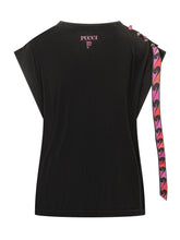 PUCCI - Top con Drappeggio Laterale - Nero - LIDIASHOPPING® - Official Website