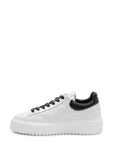 HOGAN - Low Sneakers with Contrast Laces - White - LIDIASHOPPING® - Official Website