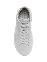 HOGAN - Stripes Lace-Up Sneakers - White - LIDIASHOPPING® - Official Website