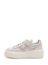 HOGAN - Stripes Lace-Up Sneakers - White - LIDIASHOPPING® - Official Website