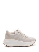 HOGAN - Sneakers Allacciato H - Beige - LIDIASHOPPING® - Official Website