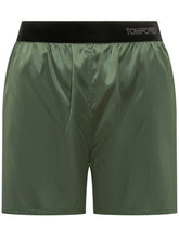 TOM FORD - Shorts in Raso di Seta - Verde - LIDIASHOPPING® - Official Website