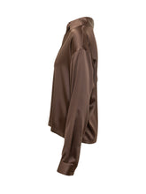 TOM FORD - Blusa con Scollo a V e Colletto - Marrone | Lidia Shopping | Official Website