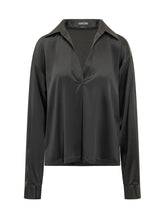 TOM FORD - V-Neck Collared Blouse - Black - LIDIASHOPPING® - Official Website