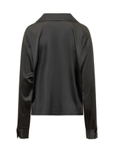 TOM FORD - V-Neck Collared Blouse - Black - LIDIASHOPPING® - Official Website