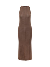 LOULOU DE SAISON - Abito Maxi in Maglia Senza Maniche - Marrone | Lidia Shopping ® | Official Website
