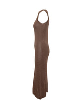 LOULOU DE SAISON - Abito Maxi in Maglia Senza Maniche - Marrone | Lidia Shopping | Official Website