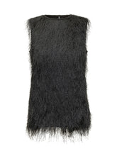 LOULOU DE SAISON - Textured Sleeveless Top - Black - LIDIASHOPPING® - Official Website