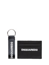 DSQUARED2 - Cc Holder + Key Ring - Black - LIDIASHOPPING® - Official Website