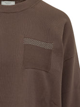 PESERICO - Maglia Tricot con Taschino - Marrone | Lidia Shopping ® | Official Website