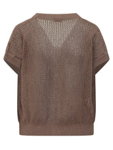PESERICO - Tricot Cable Knit Cardigan - Brown - LIDIASHOPPING® - Official Website