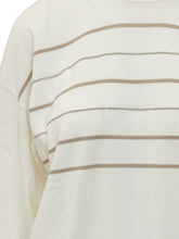 PESERICO - Maglia Tricot a Righe - Bianco - LIDIASHOPPING® - Official Website