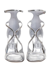 JIMMY CHOO - Azia Sandals - Silver - LIDIASHOPPING® - Official Website