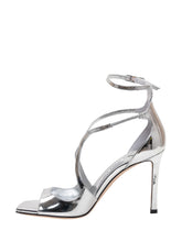 JIMMY CHOO - Azia Sandals - Silver - LIDIASHOPPING® - Official Website