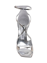 JIMMY CHOO - Azia Sandals - Silver - LIDIASHOPPING® - Official Website