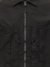 STONE ISLAND - Zip Shirt Jacket with Front Pockets - Black - LIDIASHOPPING® - Official Website