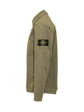 STONE ISLAND - Camicia Overshirt Con Zip E Tasche Frontali - Verde - LIDIASHOPPING® - Official Website