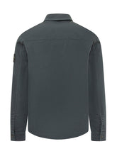 STONE ISLAND - Zip-Up Overshirt With Chest Pocket - Blue - LIDIASHOPPING® - Official Website