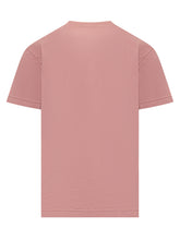 STONE ISLAND - T-Shirt Basic Con Patch - Rosa | Lidia Shopping ® | Official Website