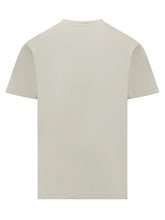STONE ISLAND - T-Shirt Basic Con Patch - Bianco | Lidia Shopping | Official Website