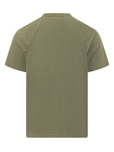 STONE ISLAND - T-shirt Girocollo a Manica Corta con Taschino - Verde - LIDIASHOPPING® - Official Website