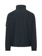 STONE ISLAND - Jacket with High Collar and Zip Closure - Blue - LIDIASHOPPING® - Official Website