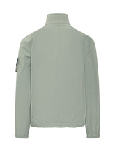 STONE ISLAND - Technical Zip Jacket with Logo Patch - Green - LIDIASHOPPING® - Official Website