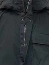STONE ISLAND - Short Parka with Hood and Utility Pockets - Blue - LIDIASHOPPING® - Official Website