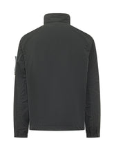 STONE ISLAND - Giacca Con Collo Alto E Chiusura Frontale - Nero | Lidia Shopping | Official Website