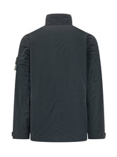 STONE ISLAND - High-Neck Jacket With Front Pockets - Blue - LIDIASHOPPING® - Official Website