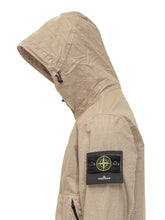 STONE ISLAND - Hooded Jacket with Zip - Beige - LIDIASHOPPING® - Official Website