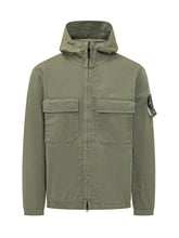 STONE ISLAND - Hooded Jacket With Front Pockets - Green - LIDIASHOPPING® - Official Website