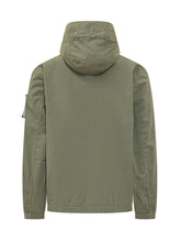 STONE ISLAND - Hooded Jacket With Front Pockets - Green - LIDIASHOPPING® - Official Website